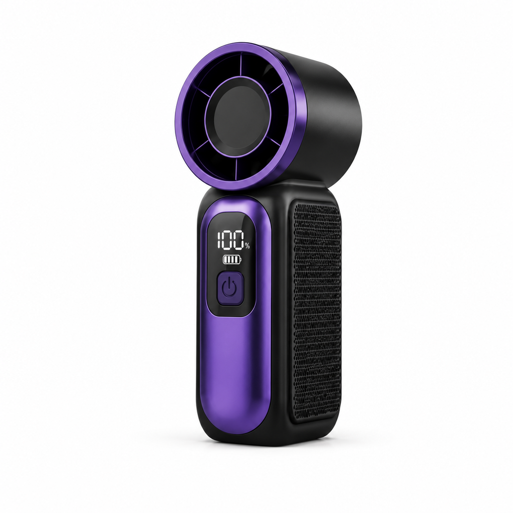 AirFresh™ Mini Ventilateur Turbo Portable Noir