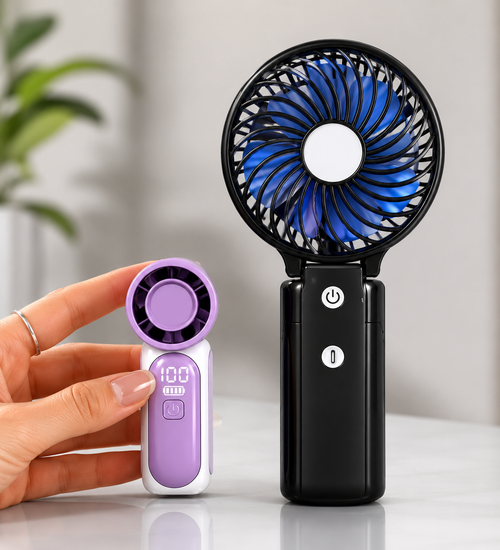 AirFresh™ Mini Ventilateur Turbo Portable Noir